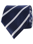 Navy Blue Pencil Stripe Necktie