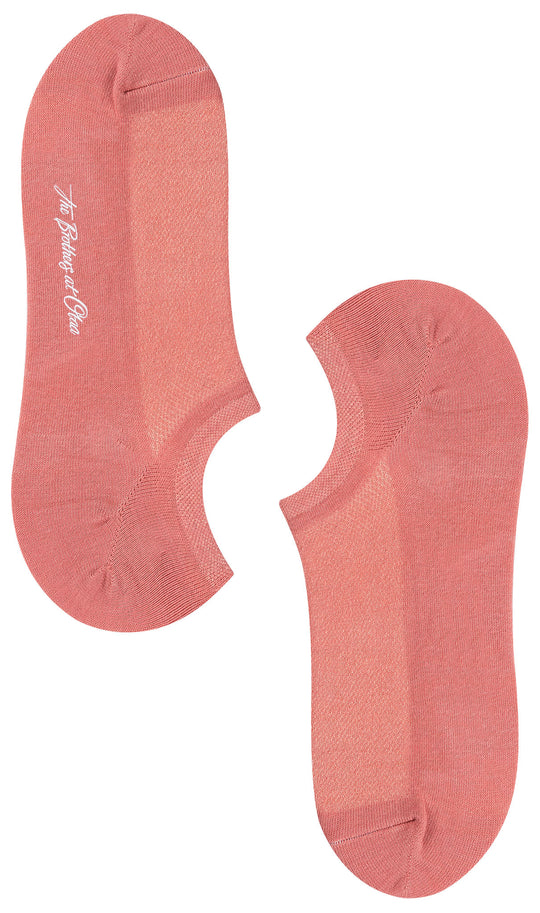 Sunset Dark Peach Low-Cut Socks