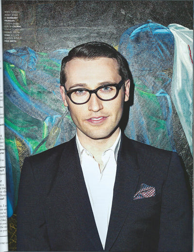 Tom Waterhouse - Wearing an OTAA Checkered Pocket Square