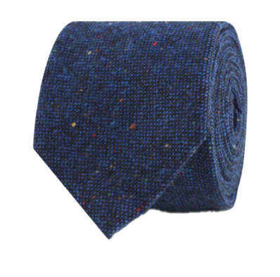 Speckles on Blue Donegal Tie