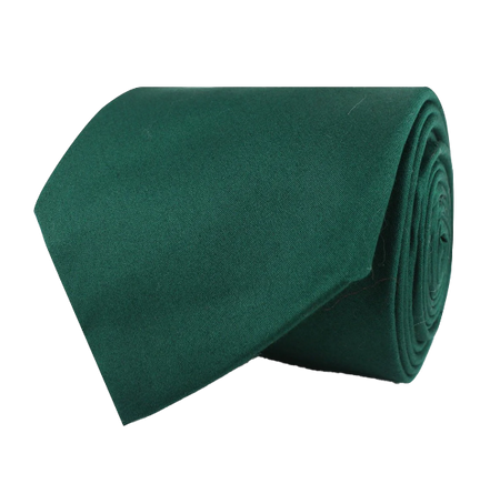 Emerald Green Cotton Necktie
